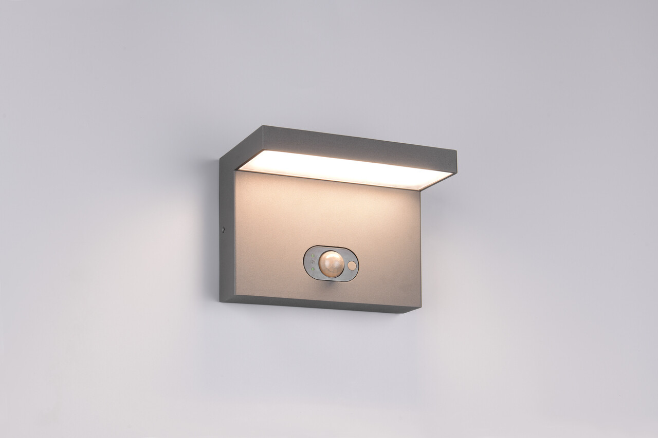 Aplica de perete pentru exterior Blyde, TRIO, 18x13 cm, 5W, 1x SMD LED, aluminiu, antracit - imagine 7